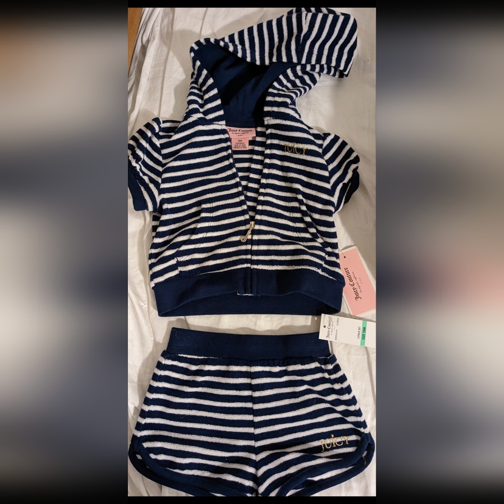 18mo toddler Juicy Couture terry hoodie set